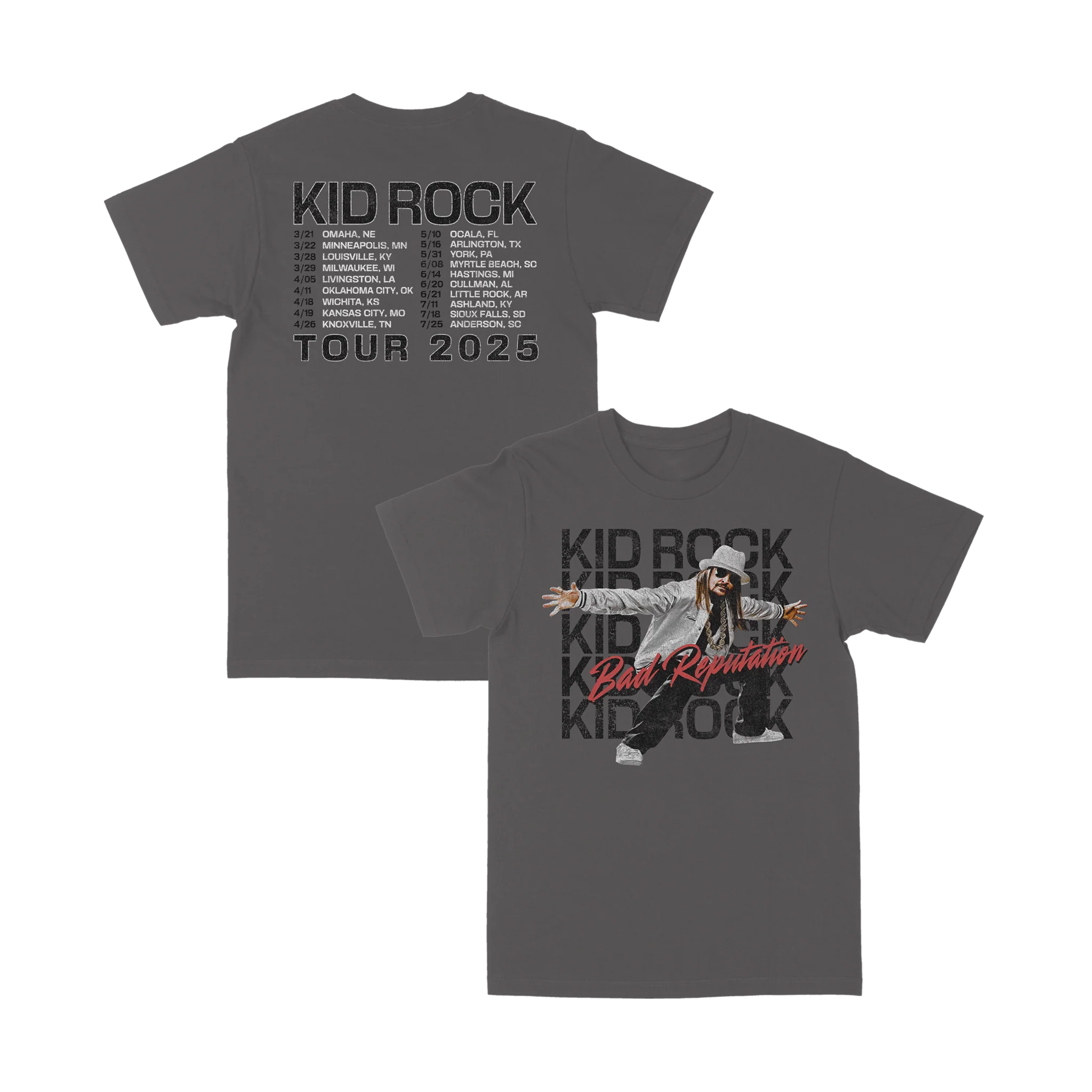 Bad Rep Grey Tour Tee